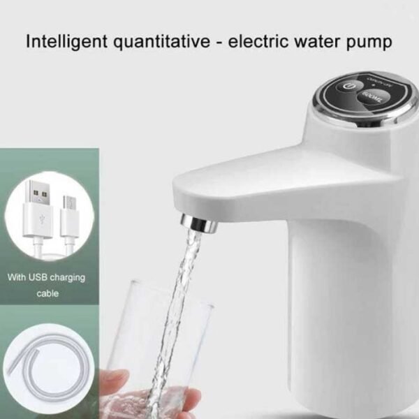 Touch Intelligent Electric Water Pump – USB Rechargeable Automatic Bottled Water Dispenser with One-Touch Operation (Random Color)